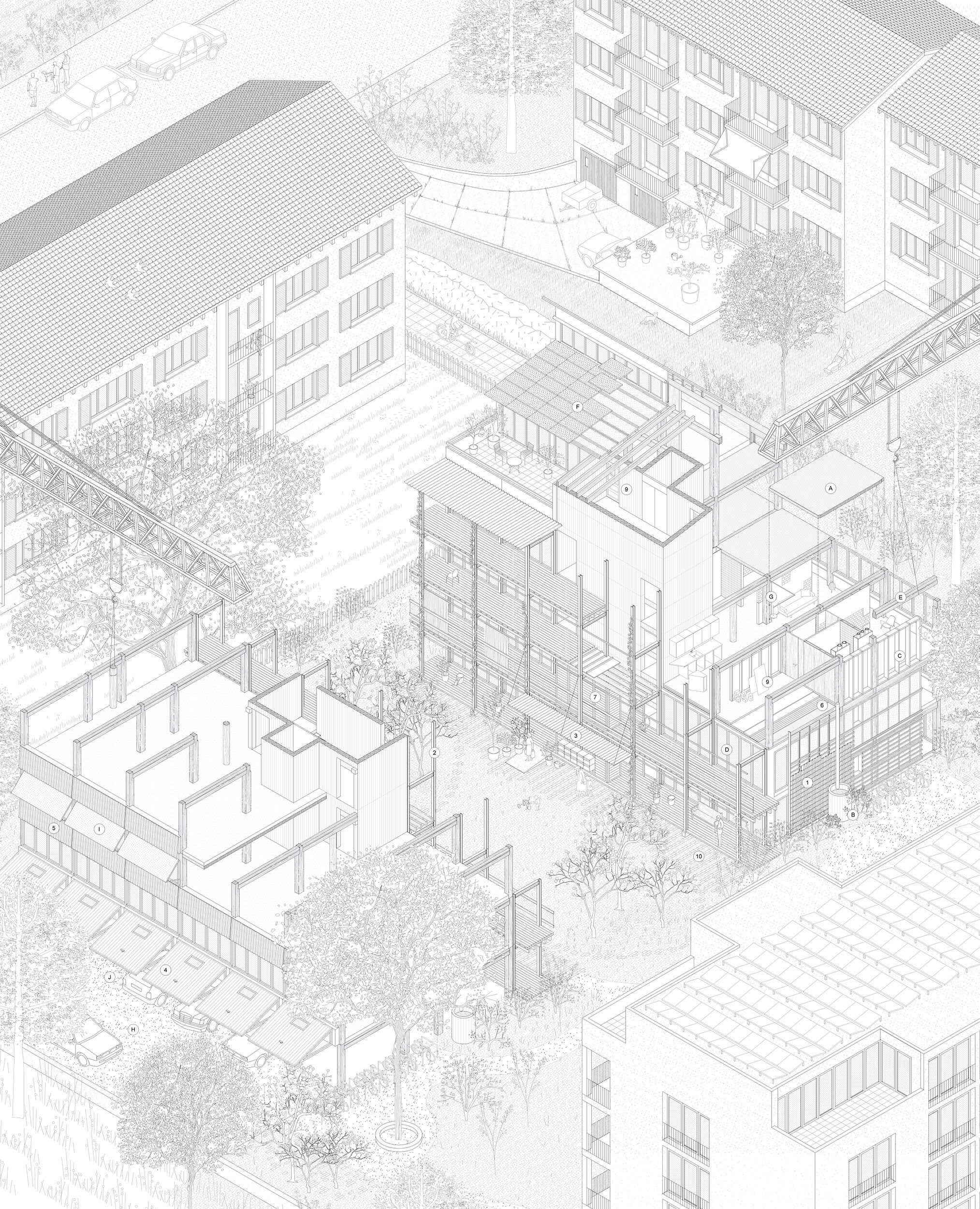 Schuergistrasse Isometrie